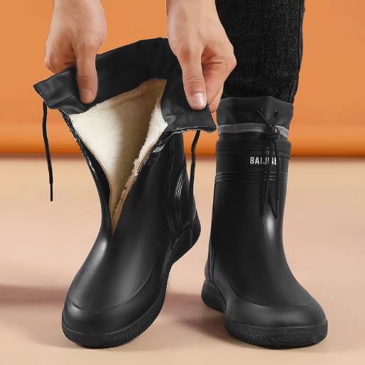 Fishing Equipment Basic - 冬用レインシューズ 釣り用具 滑り止め・耐摩耗性、釣りやアウトドア活動に最適