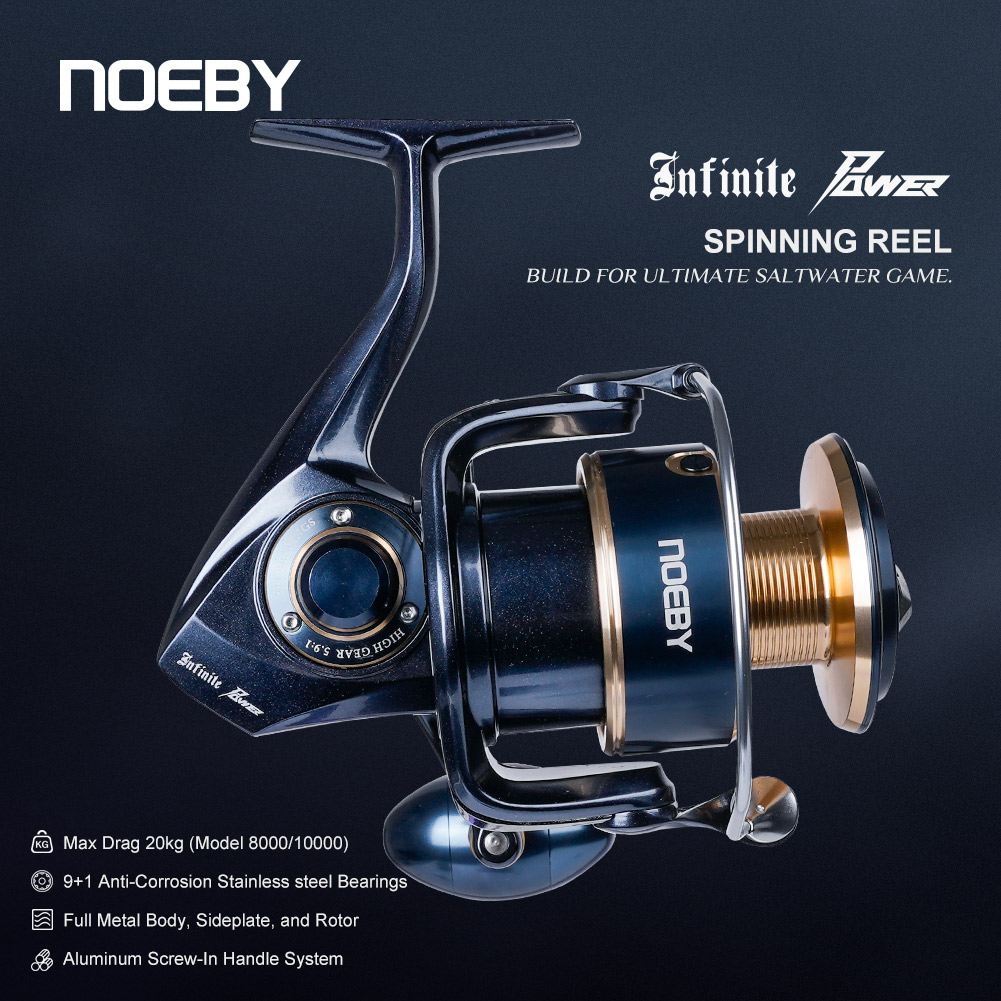 Daiwa Reel Fuego - ノビー インフィニットパワー スピニングフィッシングリール 5000H 6000H 8000H