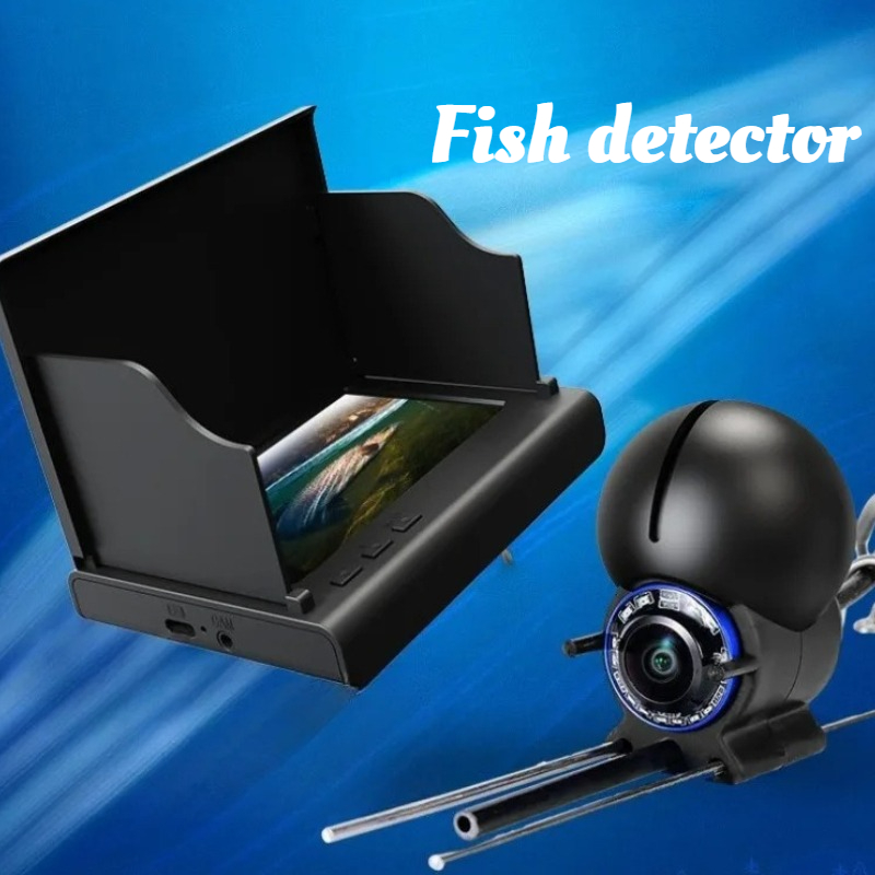 Fishing Equipment English - 氷上釣り高解像度カメラ魚群探知機水中釣りカメラ軽量ポータブルナイトビジョンタックルツール機器