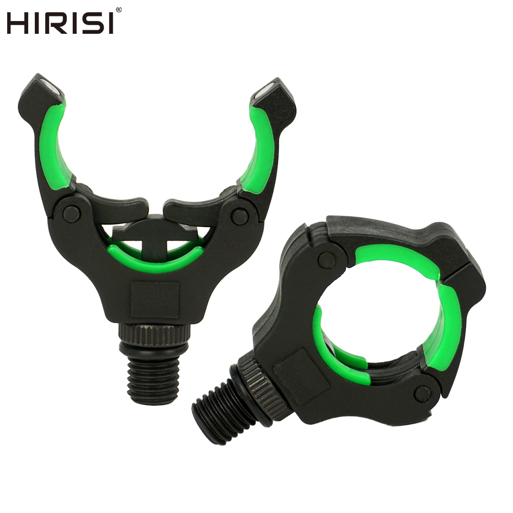 Fishing Rod Pod - Hirisi 鯉釣り竿レスト マジックマグネットクリップ付き 安全なロッドポッドホルダー 滑り止めヘッドグリッパー 安定した釣り用