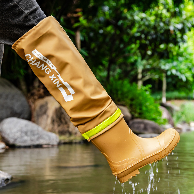 冬用レインシューズ、釣り用具、防水ロングチューブゴム靴、アウ - Fishing Equipment Basic のレビューと価格