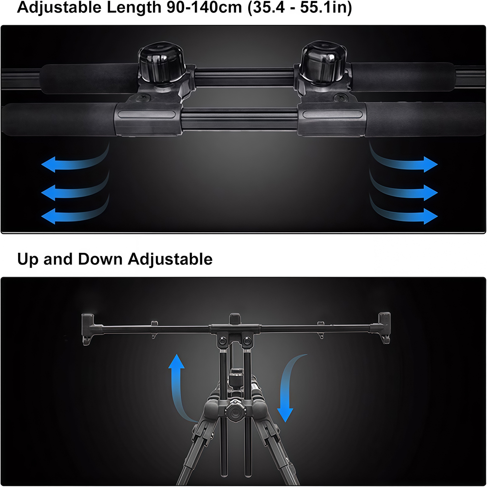 JSFUN 調節可能な5本竿用釣り竿スタンド – 90-14 - Fishing Rod Pod のレビューと価格