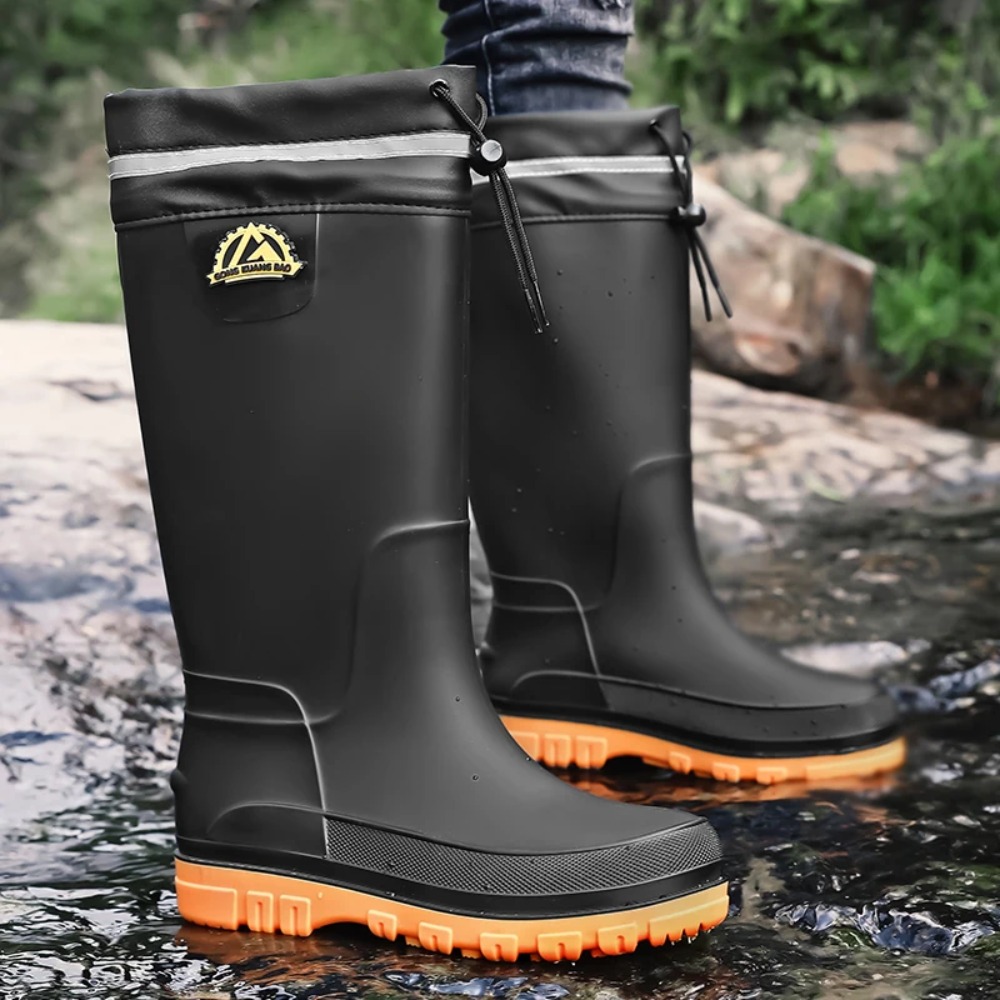 冬用レインシューズ 釣り用具 メンズハイカットレインブーツ  - Fishing Equipment Basic のレビューと価格