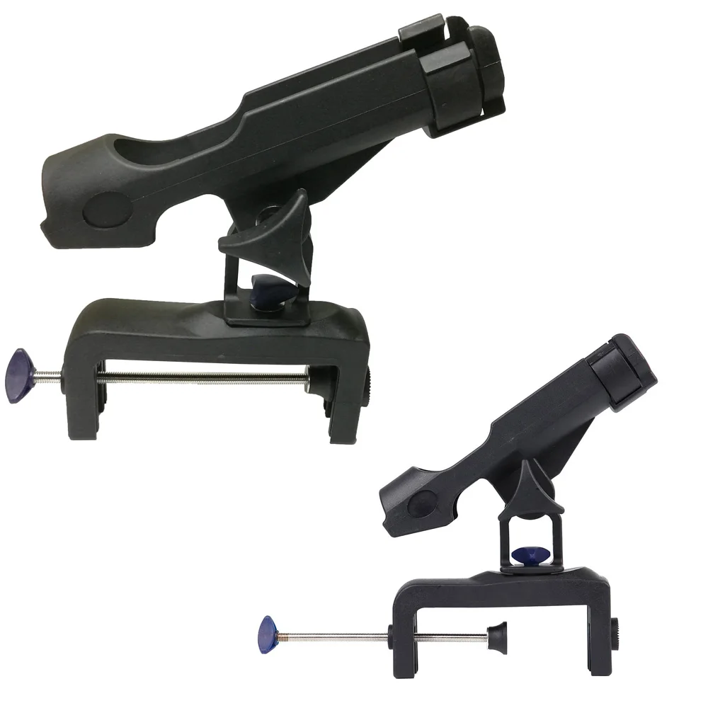 クランプオン取り外し可能なヨットカヤックカヌー釣竿ラックホル - Fishing Rod Pod のレビューと価格