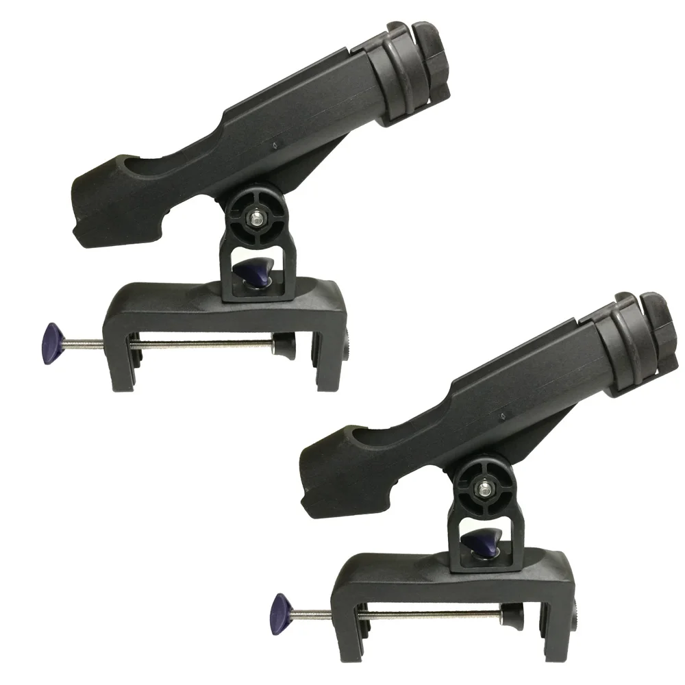 クランプオン取り外し可能なヨットカヤックカヌー釣竿ラックホル - Fishing Rod Pod のレビューと価格