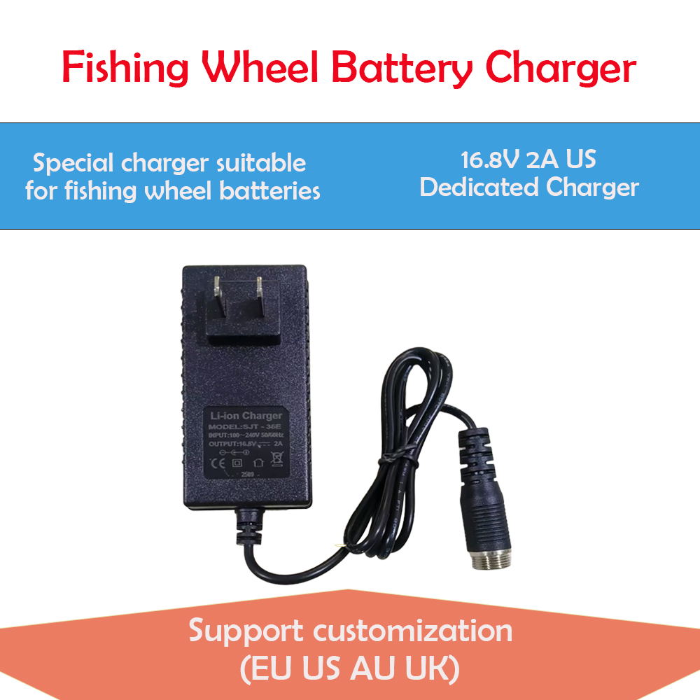 電動ウインチバッテリー 16.8V 2A EU US AU  - Fishing Equipment Uk のレビューと価格