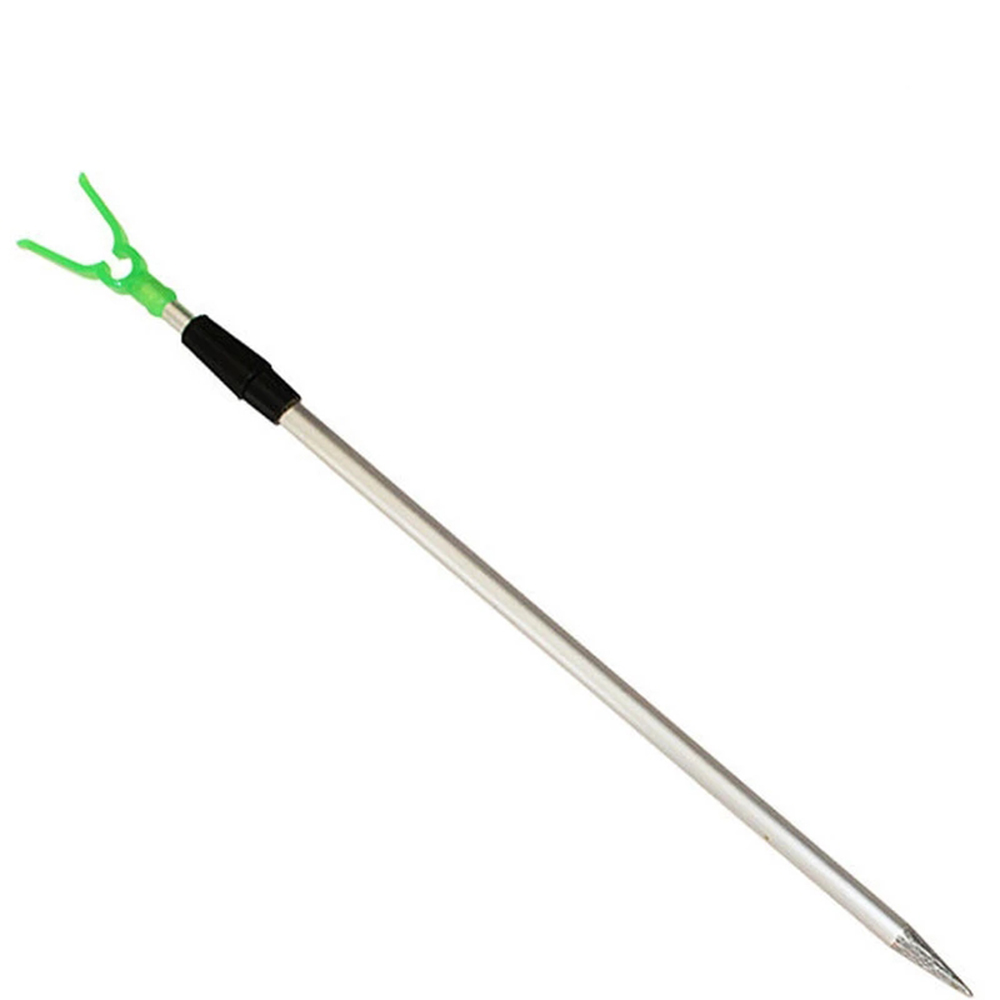 伸縮式アルミ合金2段ブラケットポールラックスタンド釣り竿ホル - Fishing Rod Pod のレビューと価格