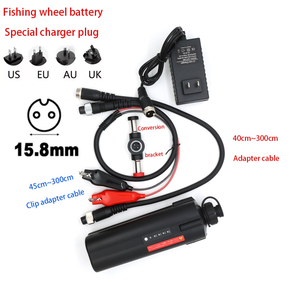 釣り電動リールバッテリーアクセサリークリップ電源コード EU - Fishing Equipment Uk のレビューと価格