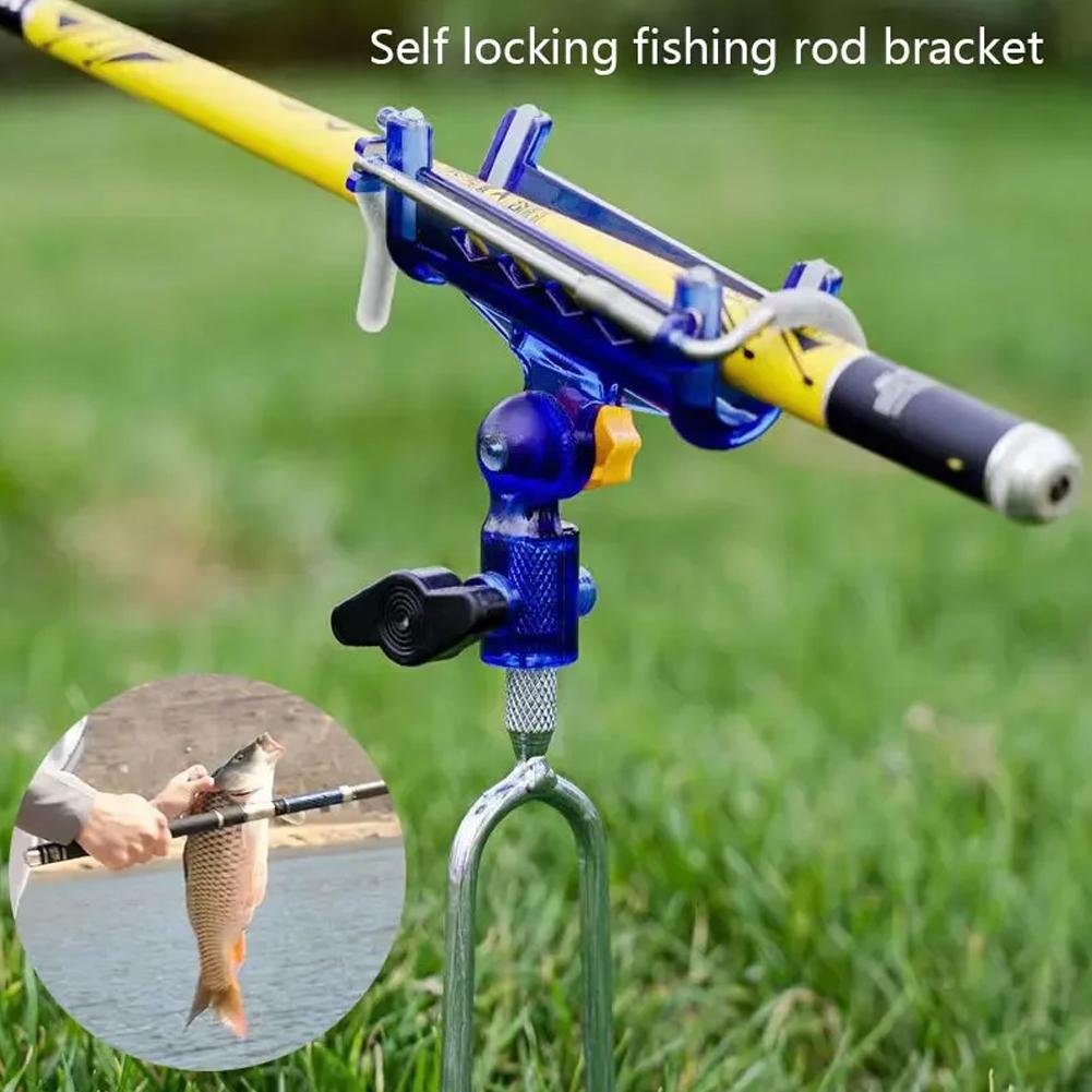 調節可能なユニバーサル釣り竿用グランドスタンド - 厚みのあ - Fishing Rod Pod のレビューと価格