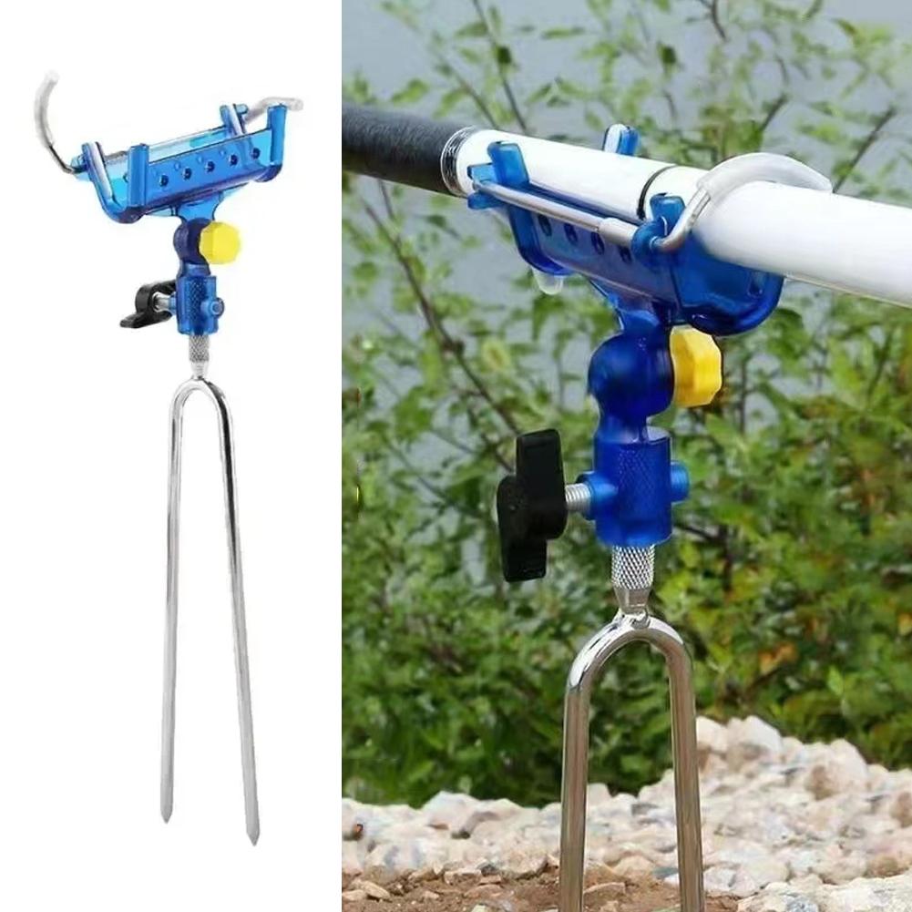 調節可能なユニバーサル釣り竿用グランドスタンド - 厚みのあ - Fishing Rod Pod のレビューと価格