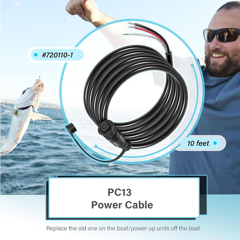 720110-1 PC13 パワーケーブル、ハミンバード A - Fish Finder のレビューと価格