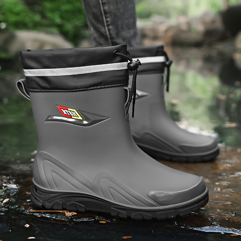 冬用レインシューズ 釣り用具 男性用カジュアルハイカットレイ - Fishing Equipment Basic のレビューと価格