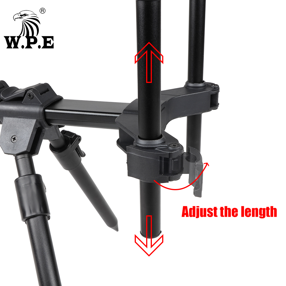 W.p.e-格納式釣り竿ホルダー,鯉釣りアクセサリー,調整可 - Fishing Rod Pod のレビューと価格